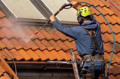 Démoussage et hydrofuge de toiture à Monthelon